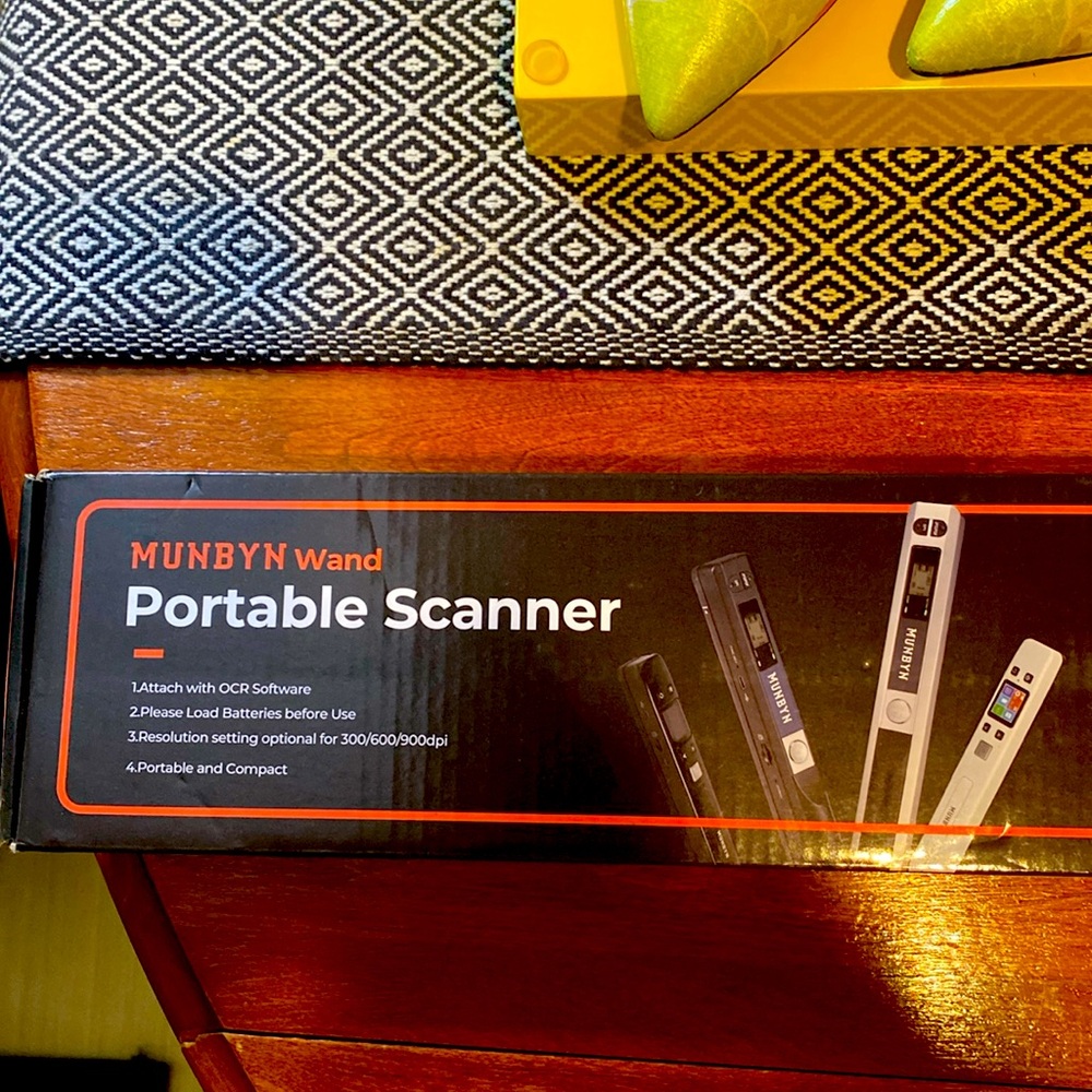 Portable scanner- never used. Unopened in original box.